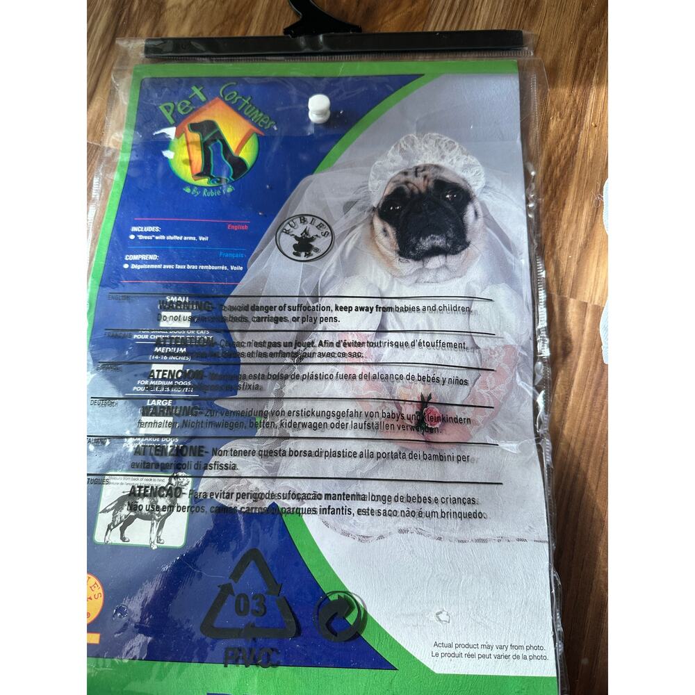 Bride Dog Halloween Costume by Rubies